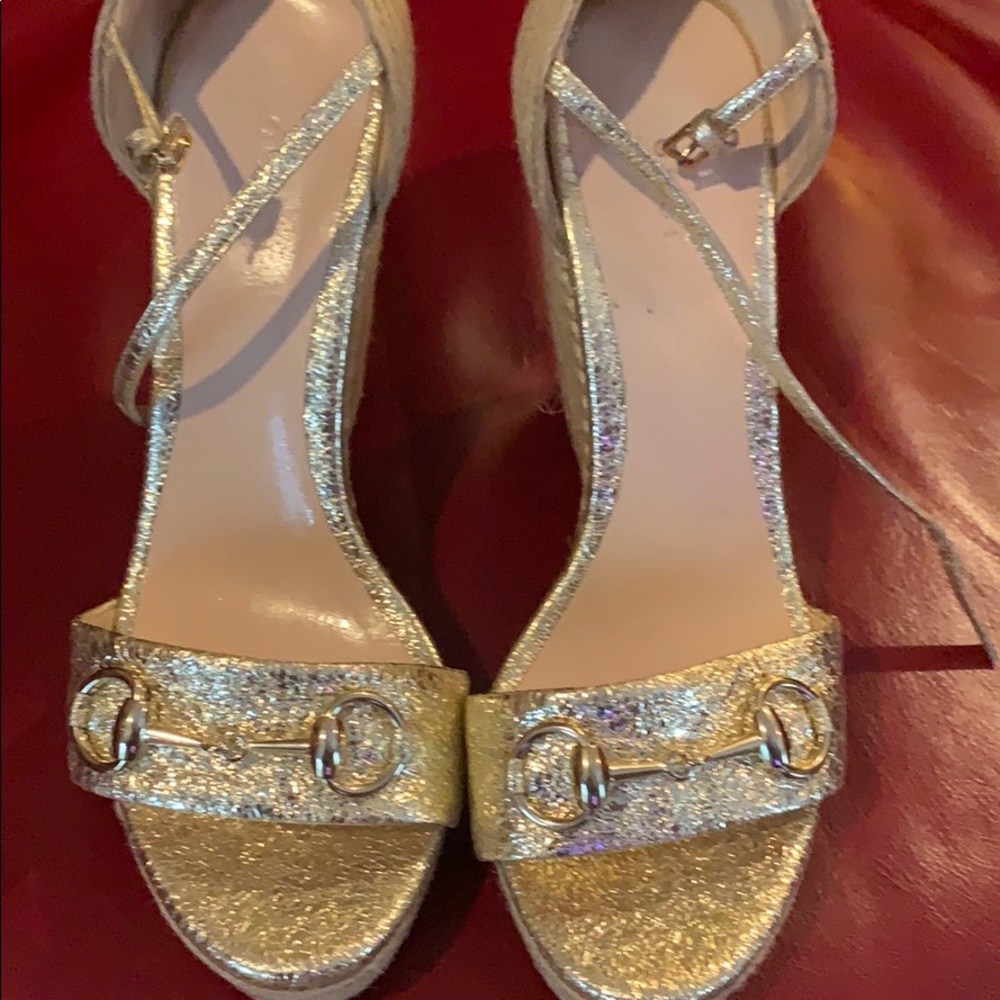 Authentic Gucci wedges